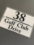 Large address plaques