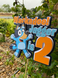 3D Cake Topper Bluey style 2 Theme