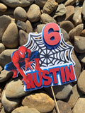 3D Cake Topper Spider-Man theme