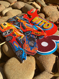 3D Cake Topper Hot Wheels theme