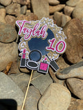 3D Cake Topper makeup theme