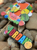 3D Cake Topper Hey Bear sensory Fruit theme