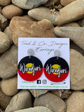 Aboriginal Flag Earrings