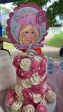 3D Cake Topper Barbie theme