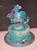 3D Cake Topper Mermaid Theme