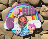 3D Cake Topper Gabby Dollhouse Theme