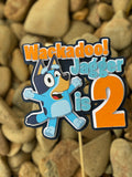 3D Cake Topper Bluey style 2 Theme