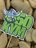 3D Cake Topper Canberra Raiders Theme