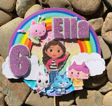 3D Cake Topper Gabby Dollhouse Theme