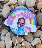 3D Cake Topper Gabby Dollhouse Theme