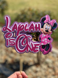 3D Cake Topper Minnie Mouse Theme