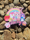 3D Cake Topper Squishmellow Theme