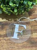 Personalised Christmas baubles with initials