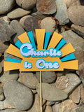 3D Cake Topper Sun Theme