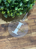 Personalised Christmas baubles with initials