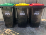 Bin Number labels 3 pack