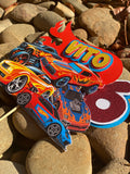 3D Cake Topper Hot Wheels theme