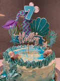 3D Cake Topper Mermaid Theme
