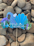 3D Cake Topper Mermaid Theme