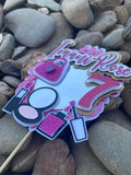 3D Cake Topper makeup theme