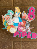 3D Cake Topper Alice in Wonderland Theme