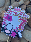 3D Cake Topper makeup theme