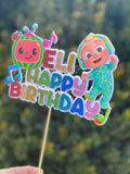 3D Cake Topper Cocomelon style 1 theme