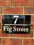 Large address plaques