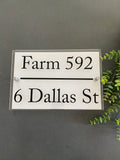 Large address plaques