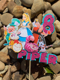 3D Cake Topper Alice in Wonderland Theme