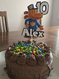 3D Cake Topper Dogman Theme