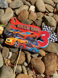 3D Cake Topper Hot Wheels theme