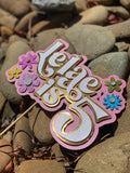 3D Cake Topper Flower Theme
