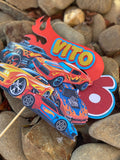 3D Cake Topper Hot Wheels theme