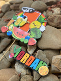 3D Cake Topper Hey Bear sensory Fruit theme
