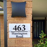 Large address plaques