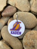 Personalised Bag Tags - LA Lakers
