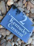 Large address plaques