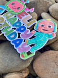 3D Cake Topper Cocomelon style 1 theme