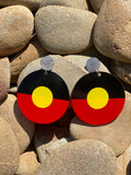 Aboriginal Flag Earrings