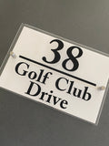 Large address plaques