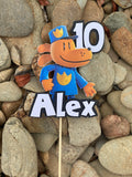 3D Cake Topper Dogman Theme