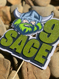 3D Cake Topper Canberra Raiders Theme