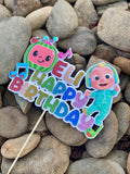 3D Cake Topper Cocomelon style 1 theme