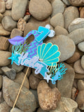 3D Cake Topper Mermaid Theme