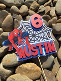 3D Cake Topper Spider-Man theme
