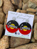 Aboriginal Flag Earrings