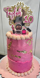 3D Cake Topper makeup theme