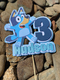 3D Cake Topper Bluey style 1 theme