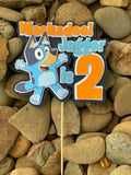 3D Cake Topper Bluey style 2 Theme